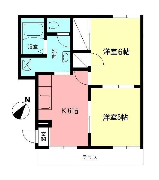 結和ハイツ（ユウワハイツ） 101号室 間取り