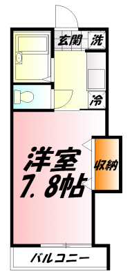 エトワール  203号室 間取り