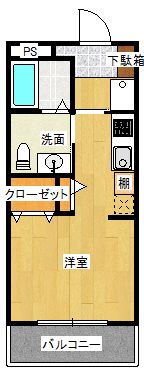 グランツ・シュロス 302号室 間取り