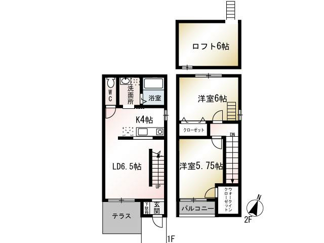 Berry Court 102号室 間取り
