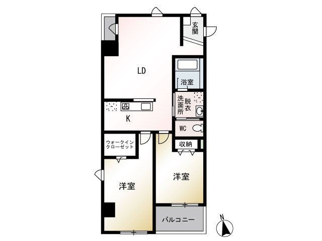 ル リアン湘南 301号室 間取り