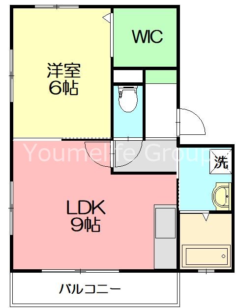 ラフィーネ泉 202号室 間取り