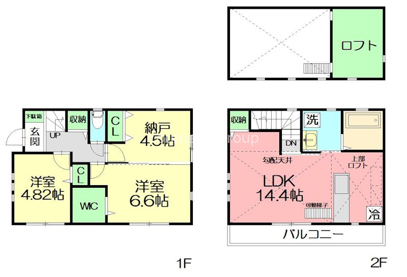 弥勒寺1丁目戸建  間取り