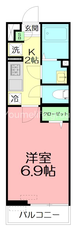 リブリ・プモリ鵠沼 205号室 間取り