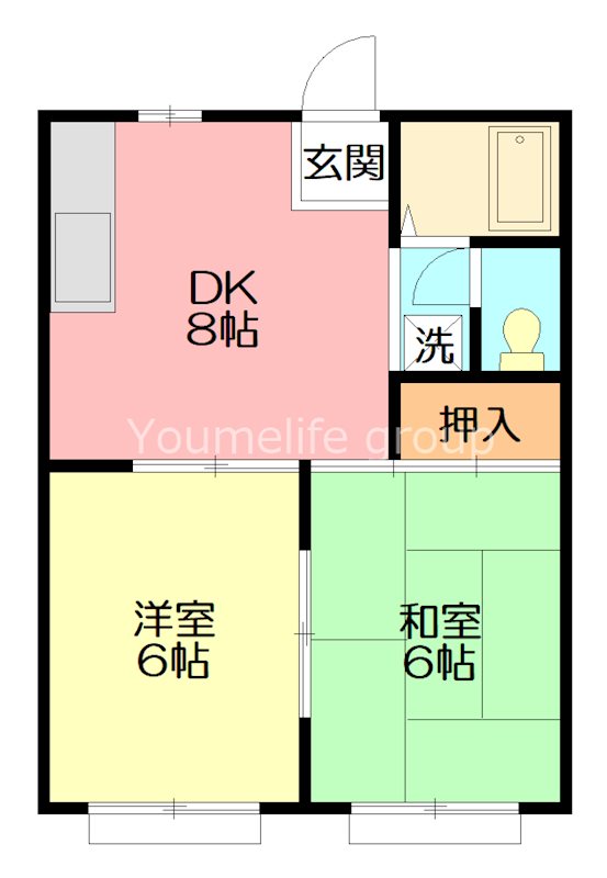 エメロードヒル湘南 201号室 間取り