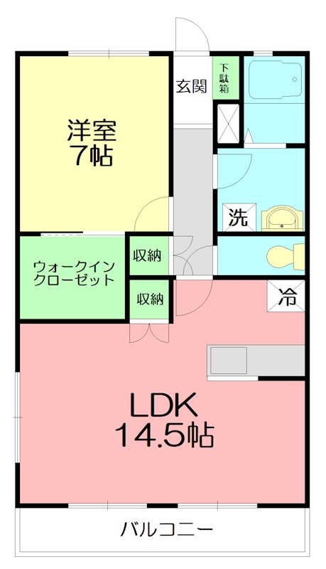 Sunny place(サニープレイス) 101号室 間取り
