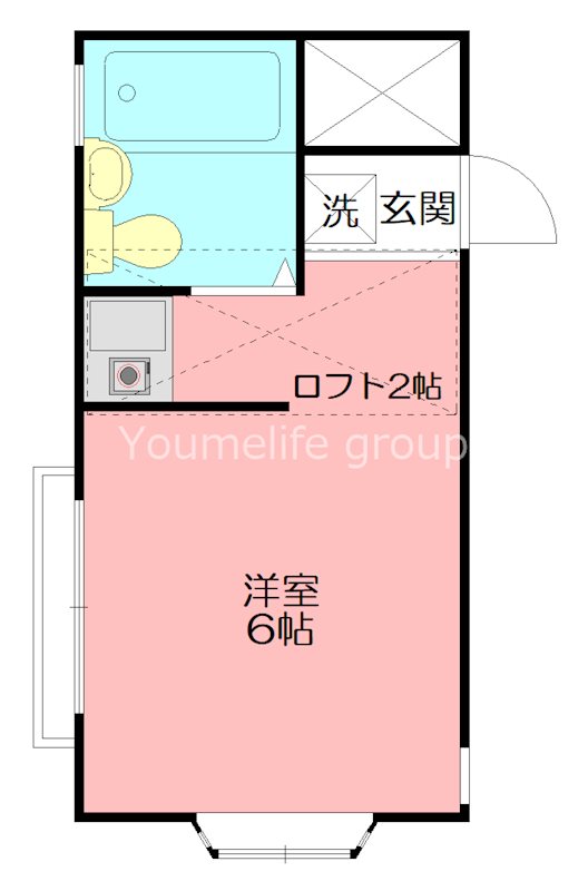ルーチェ湘南 203号室 間取り