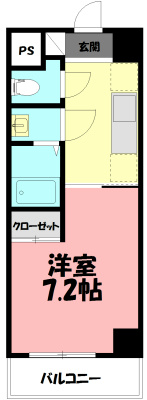 メゾンド・ピア7 304号室 間取り