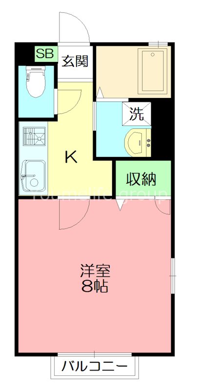 トレランツ 101号室 間取り