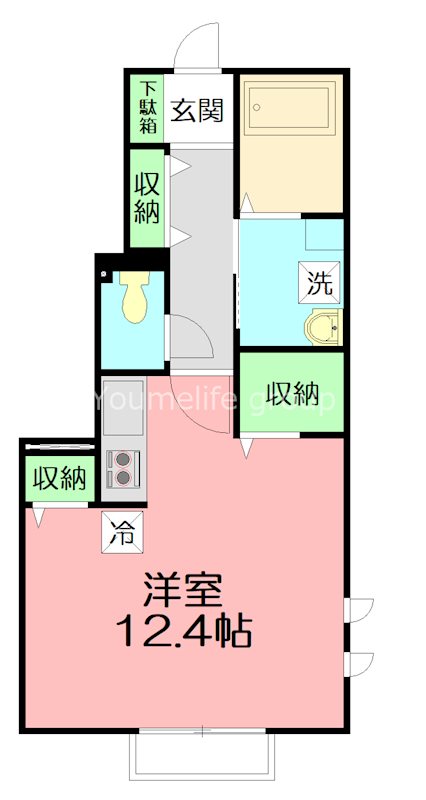 LUMIVS・F（ルミウスフォンテ） 101号室 間取り