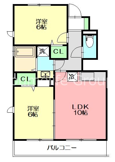 クレールソフィア 105号室 間取り