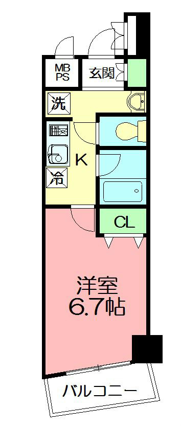 鎌倉服部ビル 203号室 間取り