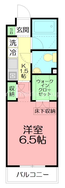 コンフォート湘南辻堂 102号室 間取り