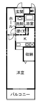 ヴィラペンディーオ 106号室 間取り