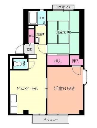 カンパニュラ 101号室 間取り