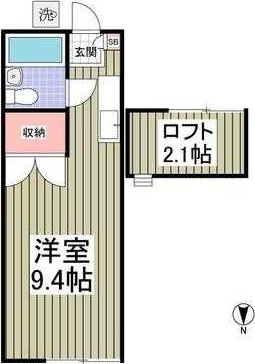 スマイルハウス第2 201号室 間取り