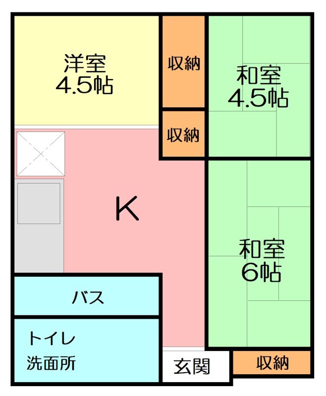 小嶋貸家  間取り