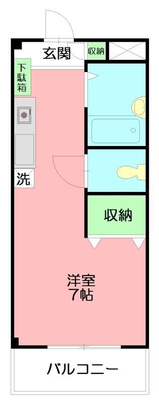 ファーストシティ六会 間取り