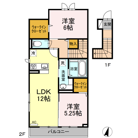 フェリーチェ滝ノ上 間取り図
