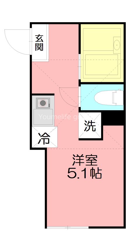 プライムテラス東海大学前Ⅲ 206号室 間取り
