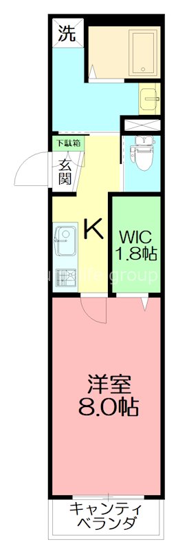 シンフォニアＳ 304号室 間取り
