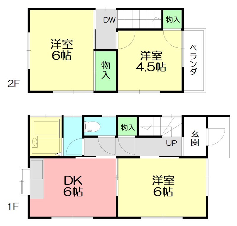 グリーンハウス太田Ⅱ 間取り