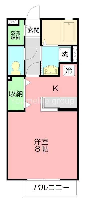 ピソリドウ 102号室 間取り