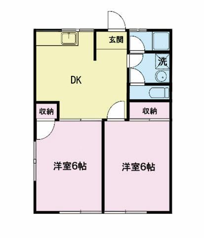 サンハイツ藤 103号室 間取り