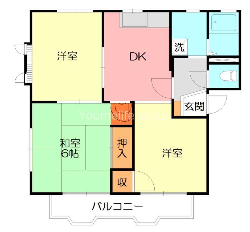 エステート湘南 201号室 間取り