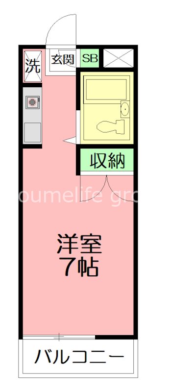 アペックス戸塚A棟 207号室 間取り