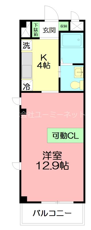 トキワビル 301号室 間取り