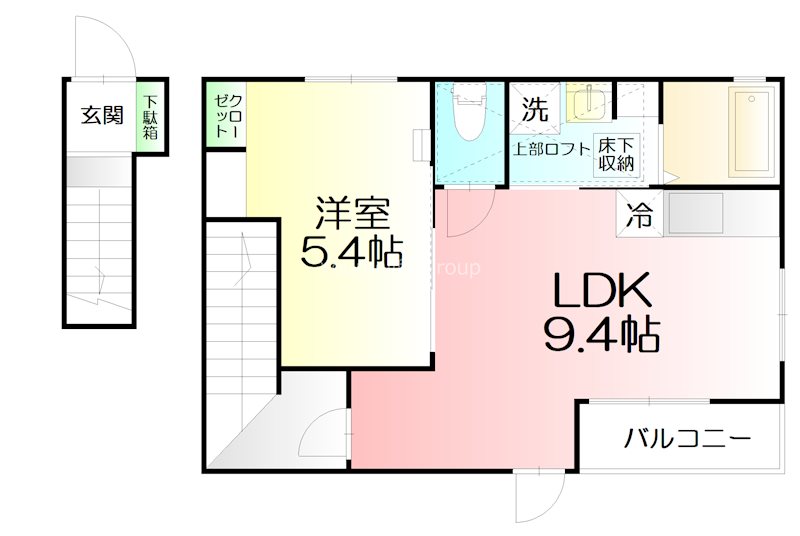 201号室 間取り