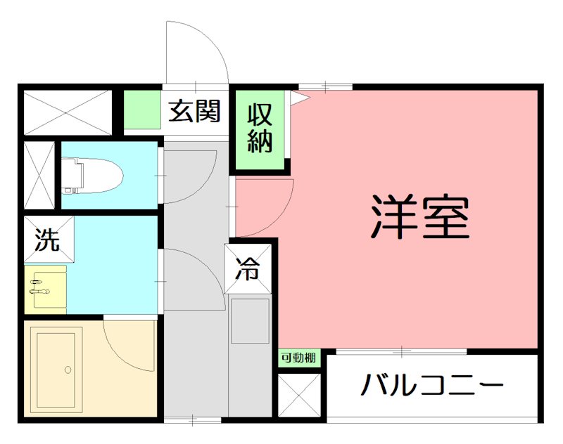 シュヴァンネージュ 301号室 間取り