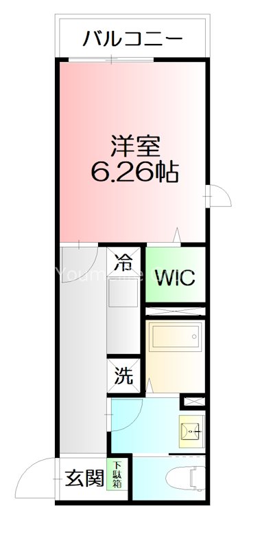 ドエル湘南 101号室 間取り