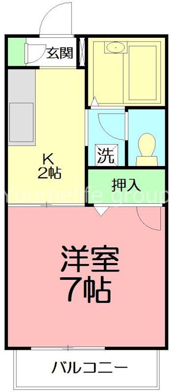 エーデルハイムⅠ 201号室 間取り