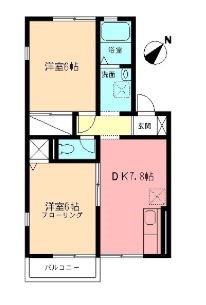 ヴァン・ベール湘南A 203号室 間取り