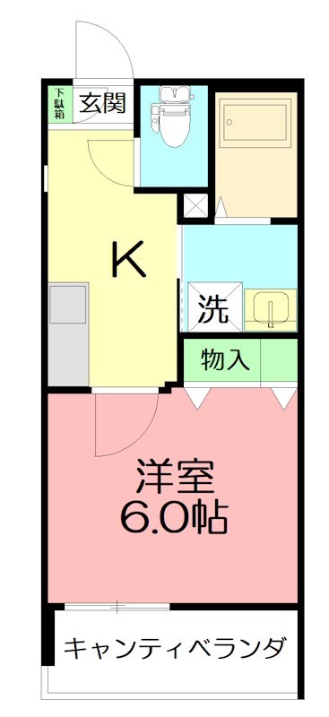 Ａｖｅｎｉｒ 401号室 間取り