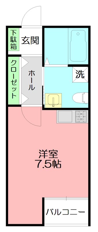 ラ・フェリーチェ西鎌倉 101号室 間取り