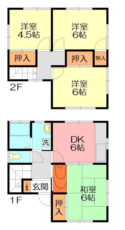 クオーレ鴨宮 G棟 間取り