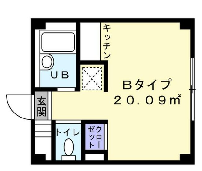 メゾンドゥラポール 403号室 間取り