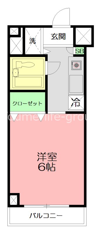 ハイライフ湘南 101号室 間取り