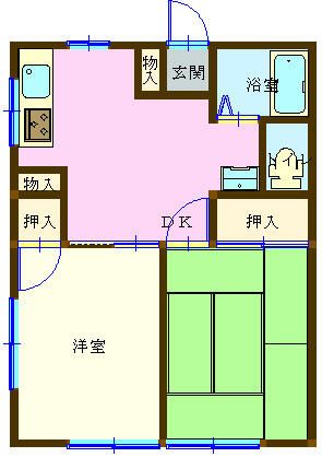 第1後藤コーポ 102号室 間取り