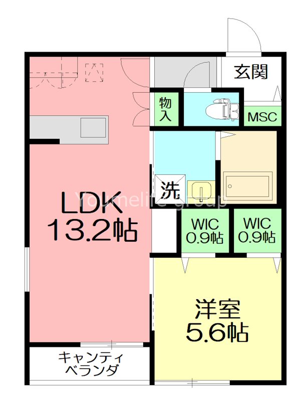アステール藤沢 202号室 間取り