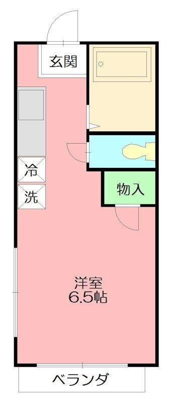 チェリーヒル石井 102号室 間取り