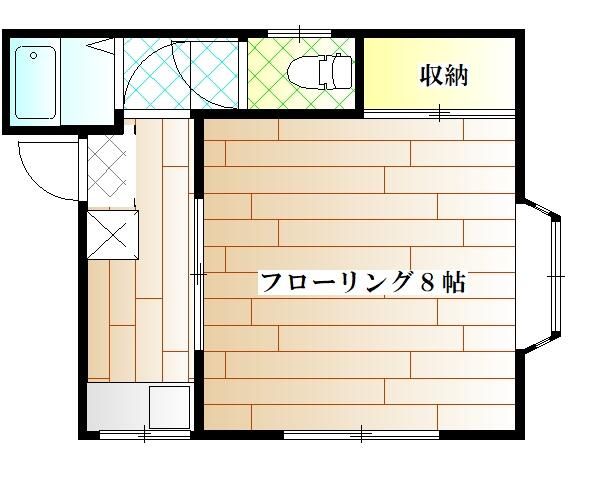 エクセレントハイム 101号室 間取り