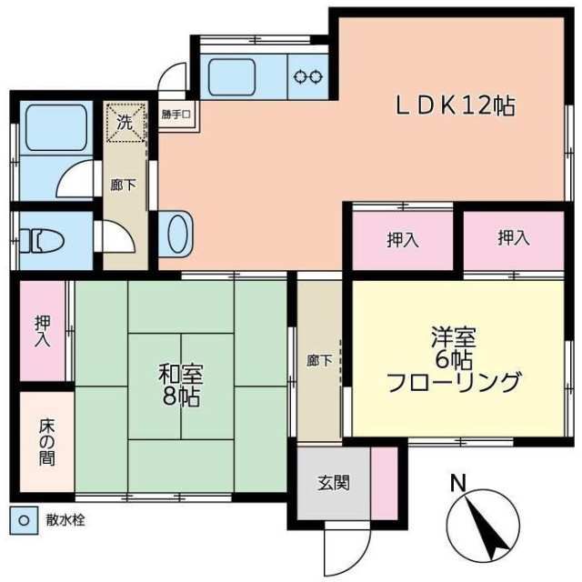 戸川貸家 間取り