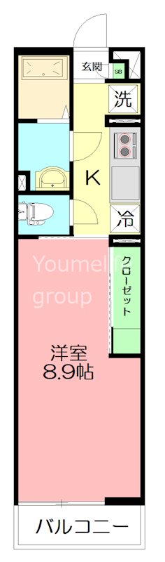 リブリ・平塚代官町 106号室 間取り