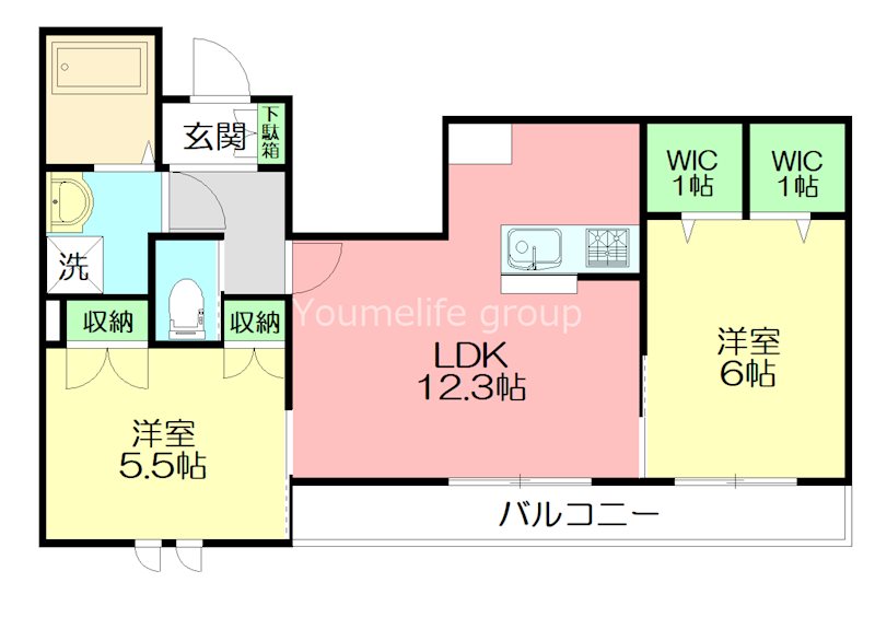 コンフォール　メゾン 間取り