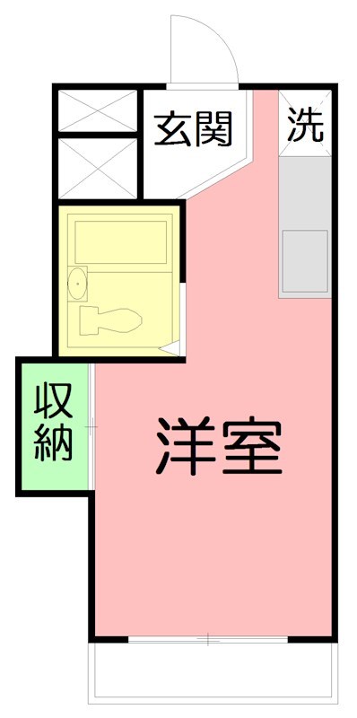 エリール厚木 104号室 間取り