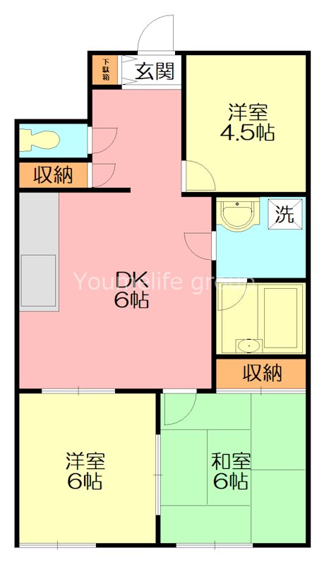 小泉ハイツ 203号室 間取り